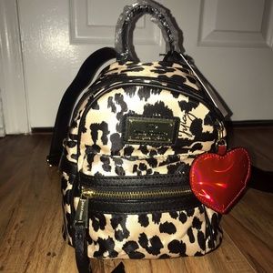 Juicy Couture Glam Rock Mini Leopard Backpack
